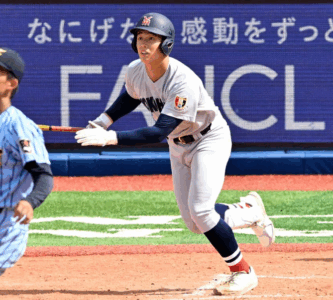 奥村頼人　横浜高校　イケメン　笑顔　インタビュー　知的　クール　エース　4番　ホームラン　二刀流　渡辺元智　松坂大輔　春夏連覇　センバツ優勝　父　奥村倫成