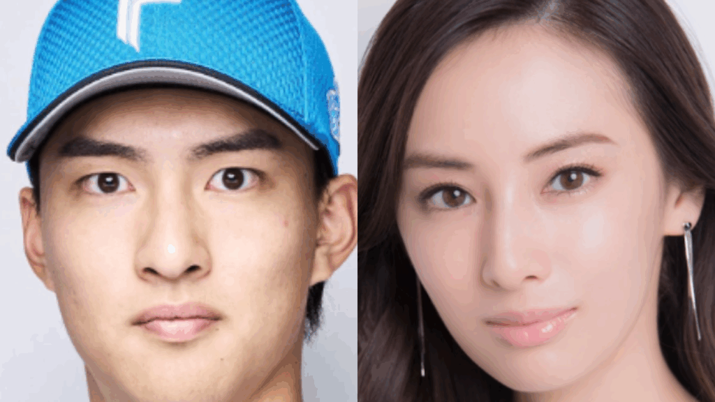 達孝太　北川景子　似てる　似ている　画像比較　日ハム　日本ハム　北海道日本ハム　目　目元　目尻　眉　眉毛　鼻　鼻筋　涙袋　輪郭