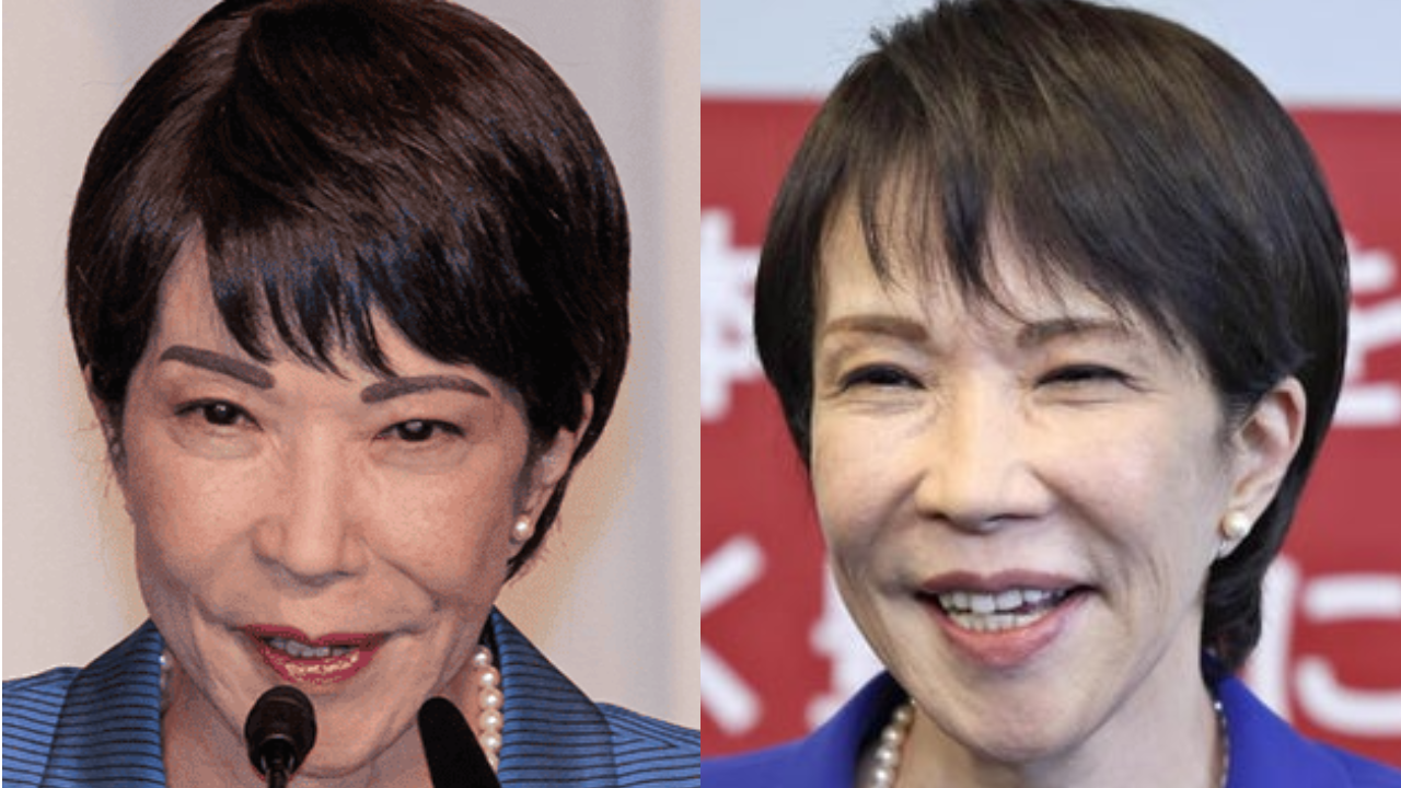高市早苗　新総裁　自民党総裁　総理大臣　内閣総理大臣　女性初　顔の変化　顔が変わった　メイクの変化　ナチュラルメイク　眉毛　眉　しわ　痩せた　アイライン　政調会長　経済安保担当大臣