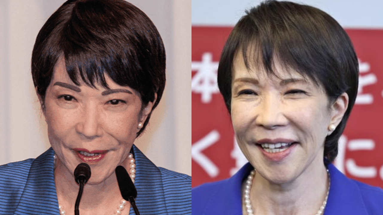 高市早苗　新総裁　自民党総裁　総理大臣　内閣総理大臣　女性初　顔の変化　顔が変わった　メイクの変化　ナチュラルメイク　眉毛　眉　しわ　痩せた　アイライン　政調会長　経済安保担当大臣