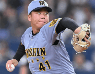 村上頌樹　肌　肌質　ニキビ　赤み　凹凸　肌荒れ　日焼け止め　保湿　改善　ケア　高校　智弁学園　大学　東洋大学　プロ入り後　阪神　タイガース　結婚　最多勝　最優秀防御率　MVP　日本一　日本シリーズ　ソフトバンク　エース　藤川球児監督