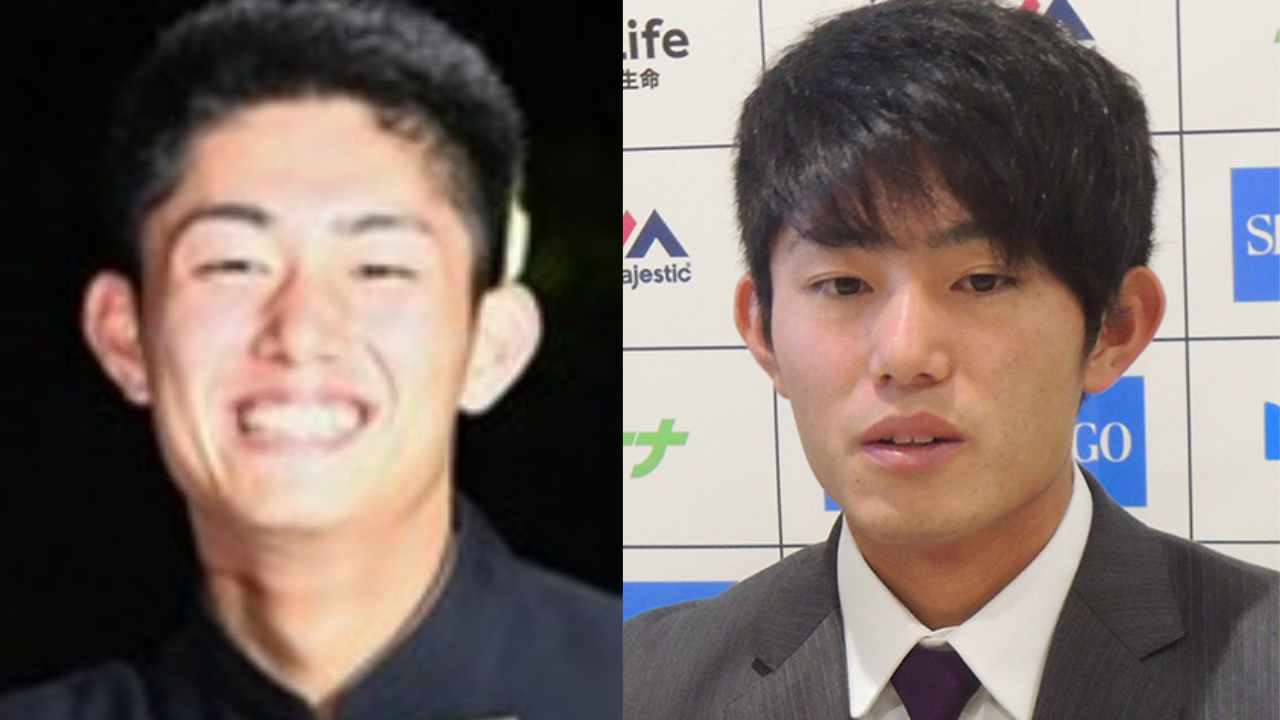 今井達也　髪　髪型　長髪　ロン毛　高橋光成　髙橋光成　西武　エース　3年連続　二桁勝利　作新学院　甲子園　優勝　2016年　ドラフト1位　メジャー　移籍　メジャーリーグ　メジャーリーガー　チームロン毛　色気　画像比較